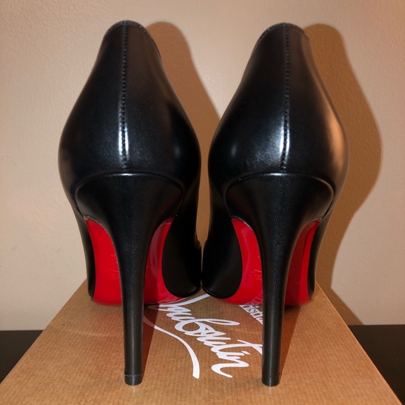 Christian Louboutins Pigalle 100 Black - Picture 2 of 8